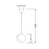 ACA Lighting Prim závěsné svítidlo V36037WH