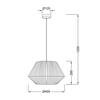 ACA Lighting Prim závěsné svítidlo V36320