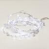 ACA Lighting perličky 20 LED dekorační řetěz studená bílá, stříbrný měďený drát na baterie 2xAA IP20 2m+10cm 1.2W XSW20W2APEARL