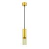 ACA Lighting závěsné svítidlo 1XGU10 DOHA zlatá kov IP20 D6XD8XH150CM YL22291PSG