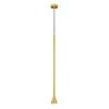 ACA Lighting závěsné svítidlo 1XGU10 CLOUZOT zlatá kov IP20 D7,5XD10XH190CM YL22801PGD