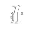 ACA Lighting Wall&Ceiling LED nástěnné svítidlo ZD80036LEDGY