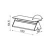ACA Lighting Wall&Ceiling LED nástěnné svítidlo ZD80645LEDGD