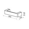 ACA Lighting Wall&Ceiling LED nástěnné svítidlo ZD81046LEDGD