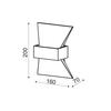 ACA Lighting Wall&Ceiling LED nástěnné svítidlo ZD81166LEDGY