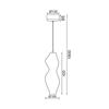 ACA Lighting Decoled LED závěsné svítidlo ZM13LEDP15