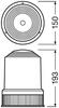 OSRAM LIGHTsignal HAL BEACON LIGHT 360st. bezpečnostní světlo 24V 1ks RBL101