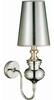 Nástěnná lampa AZzardo Baroco wall silver AZ0308 E14 1x11W IP20 18cm stříbrná