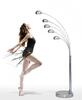 AZzardo Palp stojací lampa 5x E14 40W 210cm IP20, chromové AZ1122