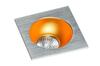 Stropní bodové podhledové svítidlo AZzardo Hugo 1 downlight aluminium AZ1733 GU10 1x50W IP20 hliníkové