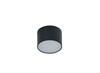 LED Stropní a nástěnné svítidlo AZzardo Monza R 8 black 3000K AZ2255 5W 420lm 3000K IP20 8cm černé