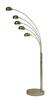 AZzardo Palp stojací lampa 5x E14 40W 210cm IP20, bronzová patina AZ2623