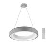 LED Závěsné svítidlo AZzardo Sovana Pendant 55 CCT grey dimm AZ2729 50W 2750lm 3000-6500K IP20 55cm stmívatelné šedé