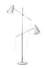 AZzardo stojací lampa Kaja bílá 2x E14 AZ2863