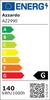 LED Závěsné svítidlo AZzardo Wheel 6 Long Dimm chrome AZ2990 140W 8400lm 3000K IP20 85cm stmívatelné chromové