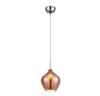 Závěsné svítidlo AZzardo Amber Milano 1 copper AZ3077 G9 1x40W IP20 16cm měděné