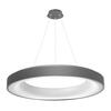 LED Závěsné svítidlo AZzardo Sovana Pendant 80 CCT grey Dimm AZ3450 80W 4000lm 2700-6500K IP20 78cm stmívatelné šedé