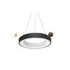 AZzardo Sovana SMART závěsné svítidlo LED 50W 4000lm 3000-6500K 55cm kulaté IP20, černé