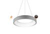 AZzardo Sovana SMART závěsné svítidlo LED 50W 4000lm 3000-6500K 55cm kulaté IP20, šedé