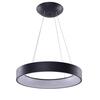 AZzardo Solvent R SMART závěsné svítidlo LED 64W 3017lm 3000-6000K 80cm kulaté IP20, černé + ovladač