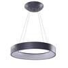 AZzardo Solvent R SMART závěsné svítidlo LED 64W 3017lm 3000-6000K 80cm kulaté IP20, šedé + ovladač