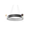 AZzardo Solvent R SMART závěsné svítidlo LED 64W 3017lm 3000-6000K 80cm kulaté IP20, šedé + ovladač