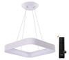 AZzardo Solvent S SMART závěsné svítidlo LED 97W 4885lm 3000-6000K 110cm hranaté IP20, bílé + ovladač