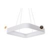 AZzardo Solvent S SMART závěsné svítidlo LED 97W 4885lm 3000-6000K 110cm hranaté IP20, bílé + ovladač