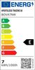 ACA Lighting LED FILAMENT E14 G45 7W 4000K 230V 900lm RA80 BOVA7NW