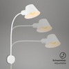 BRILONER Noční lampička 55 cm 1x E27 10W bílé BRI 2089-016