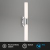 BRILONER LED nástěnné svítidlo 47 cm 11W 1300lm chrom BRI 2111-118