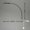 BRILONER Nástěnné svítidlo, 52 cm, 6W, 650lm, bílé BRI 2177016