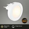 BRILONER LED senzor noční světlo, 6,5 cm, LED modul, 0,5W, 30lm, bílé BRI 2188016