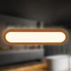 BRILONER Pil svítidlo k zrcadlu - 10W, 1200lm, LED, přímé a nepřímé osvětlení, 35cm, teplá bílá, barva dřeva 2193014