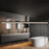 BRILONER Dun svítidlo k zrcadlu - 10W, 1000lm, LED, 2 způsoby montáže, 50 cm, teplá bílá, černá 2194015
