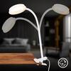 BRILONER Plegg lampička s klipsem - 3,2W, 350lm, LED, nastavitelné, bílé 2195016