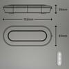 BRILONER LED Lero Indoor 15,2 cm 0,4W 68lm stříbrná BRI 2280-014