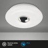 BRILONER LED stropní svítidlo, pr. 29 cm, 12 W, 1200 lm, bílé-chrom BRI 2300-018