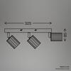BRILONER Skaft stropní bodové svítidlo - GU10 patice, max. 9W, nastavitelné, kávová, 3-ramenné 2324034