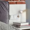 BRILONER Flexibilní svítidlo do zásuvky 23,5 cm E14 25W matný nikl BRI 2491012P