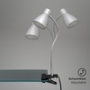 BRILONER LED svítidlo se svorkou 28,5 cm 2,5W 250lm titan BRI 2615-014P