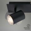 BRILONER bodové svítidlo 29 cm 2xGU10 max. 5W černá IP44 BRI 2731-025