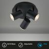 BRILONER bodové svítidlo pr. 21 cm 3xGU10 max. 5W černá IP44 BRI 2731-035