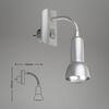 BRILONER Flexibilní svítidlo do zásuvky SCHUKO 22 cm 1x E14 25W titan BRI 2739014P