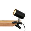 BRILONER Klem lampička na stůl, nastavitelná, s klipsem, černá 2766015