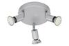 BRILONER Bodové svítidlo pr. 16 cm 3xGU10 8,7W 780lm titan BRI 2906-034