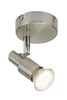 BRILONER Bodové svítidlo pr. 8 cm 1xGU10 3W 280lm matný nikl BRI 2907-012
