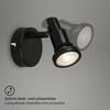 BRILONER LED bodové svítidlo pr. 8 cm 1xGU10 4,8W 400lm černá BRI 2992-015