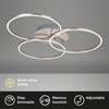 BRILONER LED rám 71,7 cm 40W 4400lm matný nikl BRI 3090-012