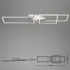 BRILONER LED rám 92,8 cm 44W 3300lm chrom BRI 3136-018